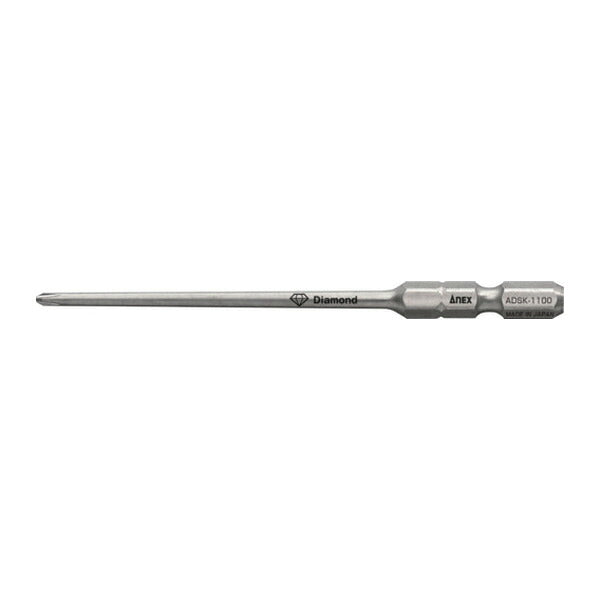 アネックス ダイヤモンドサイコウビット 1本組 +1×100 ダイヤモンド 細軸 (ADSK-1100)(4962485433222) ANEX