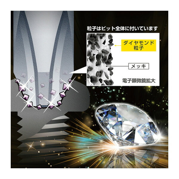アネックス ダイヤモンドサイコウビット 1本組 +1×100 ダイヤモンド 細軸 (ADSK-1100)(4962485433222) ANEX