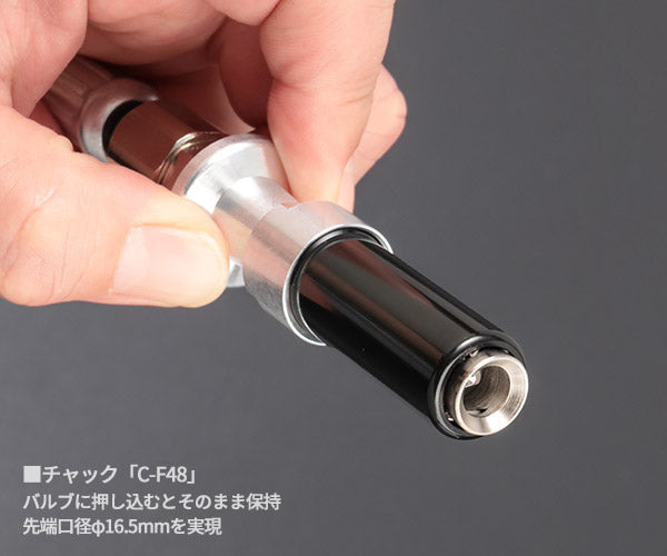 旭産業 ゲージボタルEX1200 赤針モデル 細口ソケットチャックセット 1200kPa タイヤゲージ 日本製 手放し型 C-F48 大型車 トラック バス対応 (AGE-1200R-F48)(4940995774059) ASAHI タイヤゲージ