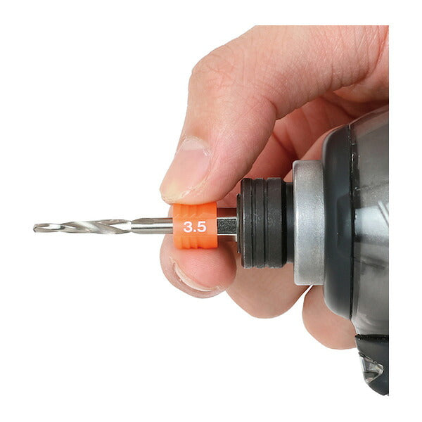 アネックス グリップ付下穴錐ショート 1本組 3.5mm 下穴あけ グリップ付 (AGKS-035)(4962485362935) ANEX