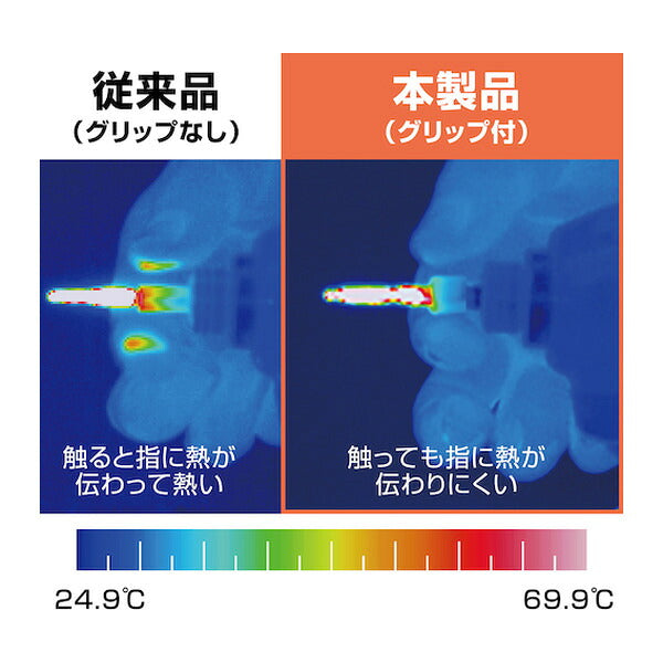 アネックス グリップ付下穴錐ショート 1本組 4mm 下穴あけ グリップ付 (AGKS-040)(4962485362942) ANEX