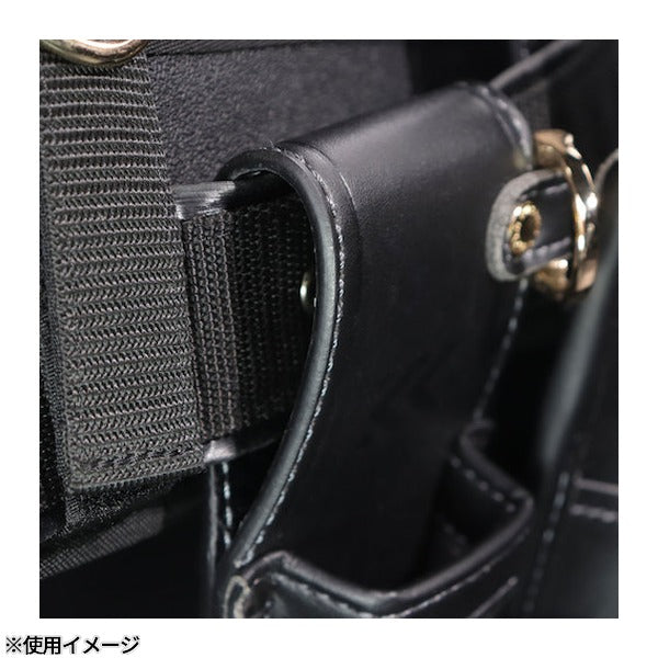 フジ矢 ドライバーペンチホルダー2段(黒金)LIGHT PU LEASER SERIES (AH-72BG)(4952520414392) FUJIYA 工具