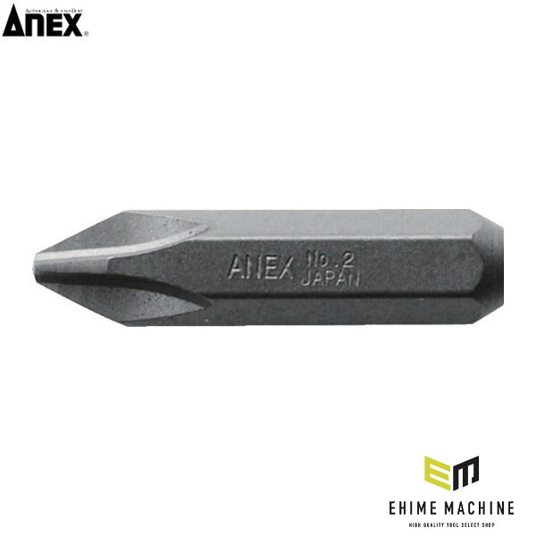 アネックス インパクトドライバー用ビット10本組+2×36 対辺8mm六角軸 手動インパクト用 (AK-21-2-36)(4962485275129) ANEX