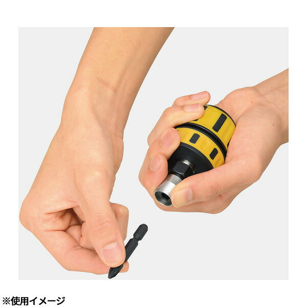 アネックス ビット交換式 ラバードリルチャック 1.0～10mm 丸軸ドリル対応 (AKL-190E)(4962485273248) ANEX