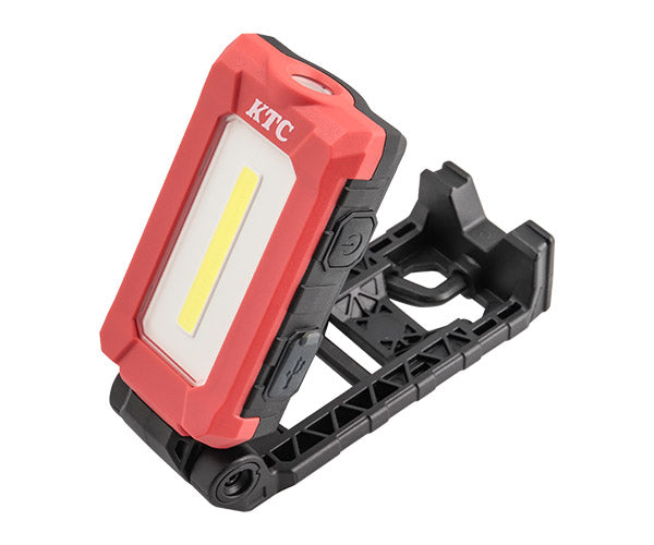 KTC 充電式LED折りたたみライト 600lm／IP65／マグネット＆フック付き (AL818)(4989433778136) 京都機械工具