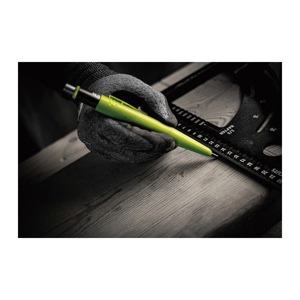 日本正規品 トレイサー PRO アルミ ディープホールシャープペンシル 2.8mm 2B 替芯6本付 深穴マーキング 建築用シャープペン (AMK1-PRO)(5060668273746) TRACER