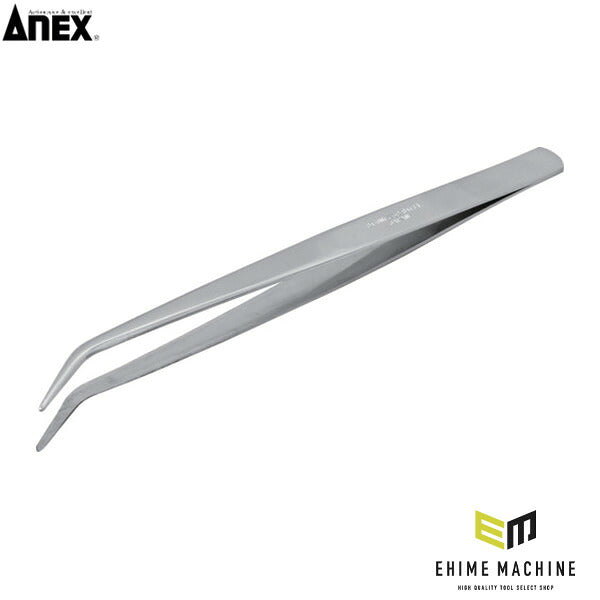 アネックス ステンレスピンセット ソフト150mm先曲 ステンレス (130)(4962485091118) ANEX