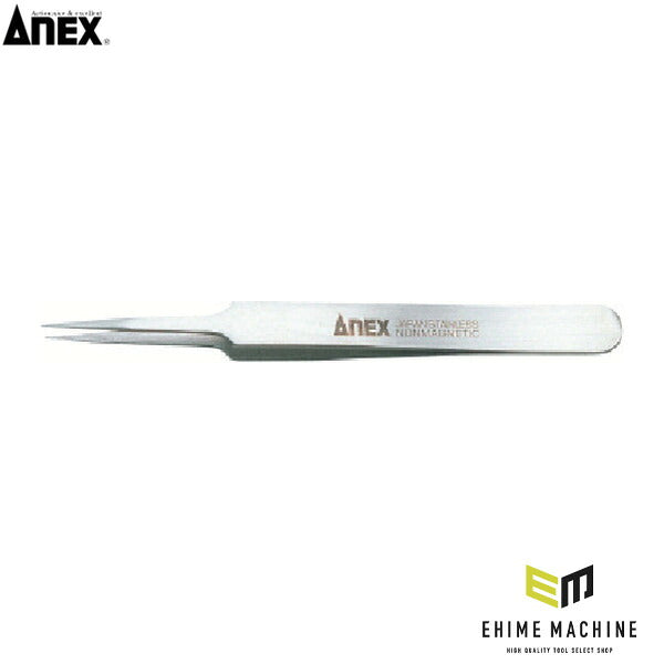 アネックス 高精度18-8ピンセット 極細鋭型115mm 高精度 18-8 (204)(4962485091552) ANEX