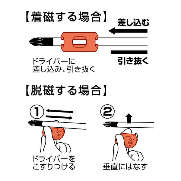 アネックス 強力マグキャッチ 強力磁力 ネジ保持 (412)(4962485094379) ANEX