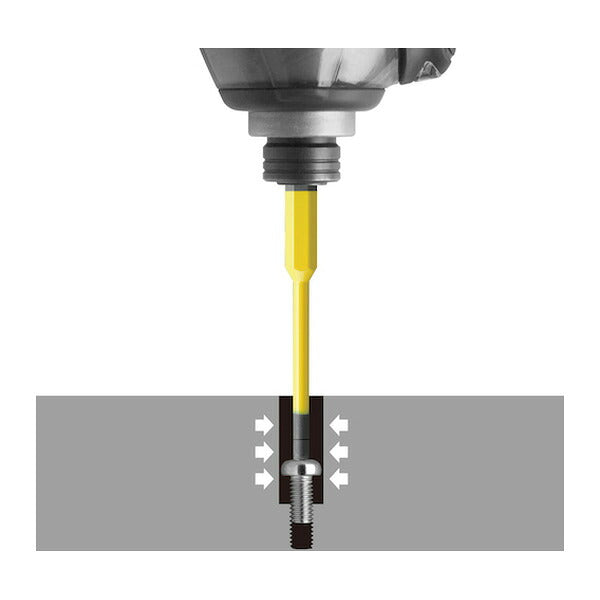 アネックス なめたネジはずしビット 段付タイプ 1本組 M3.5～5ネジ用 全長90mm なめたネジ 取り外し (ANHD-290)(4962485361822) ANEX