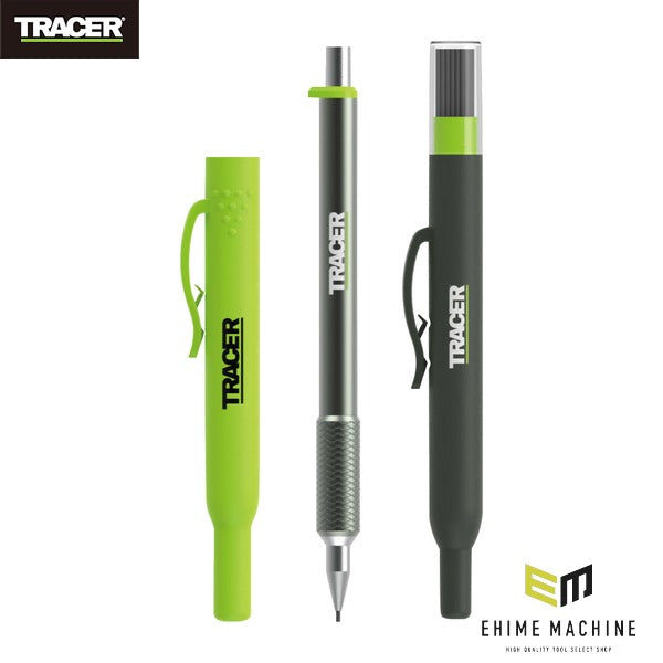 日本正規品 トレイサー PRO アルミ 精密シャープペンシル 1.3mm 2B 替芯24本付 細線 建築用シャープペン (APPK1-PRO)(5060668273784) TRACER