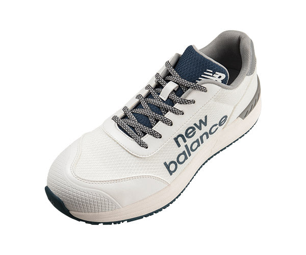 [26SS新商品]  ニューバランス 安全靴 Austin オースティン 通気メッシュ ホワイト×ネイビー AT-114 new balance JSAA A種 プロスニーカー 作業靴 おしゃれ かっこいい