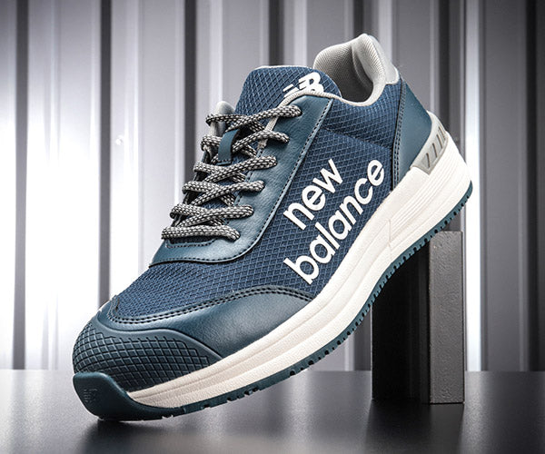 [26SS新商品]  ニューバランス 安全靴 Austin オースティン 通気メッシュ ネイビー AT-441 new balance JSAA A種 プロスニーカー 作業靴 おしゃれ かっこいい
