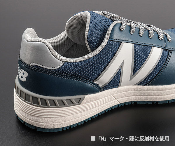 [26SS新商品]  ニューバランス 安全靴 Austin オースティン 通気メッシュ ネイビー AT-441 new balance JSAA A種 プロスニーカー 作業靴 おしゃれ かっこいい