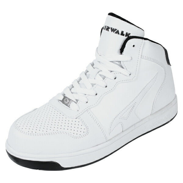 AIRWALK 安全靴 AW-641 ベーシックウォーク ミドル ホワイト プロ