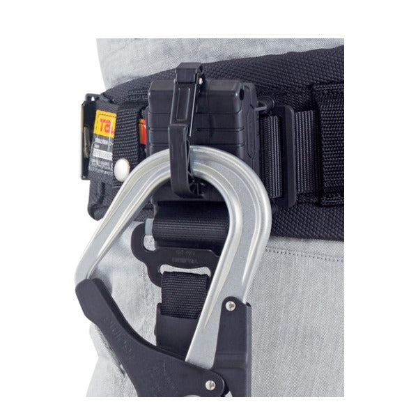 タジマ 胴ベルト用ランヤード ジャバラ縦型L8 (B1JR150-TL8BK)(4975364266019) TAJIMA TJMデザイン