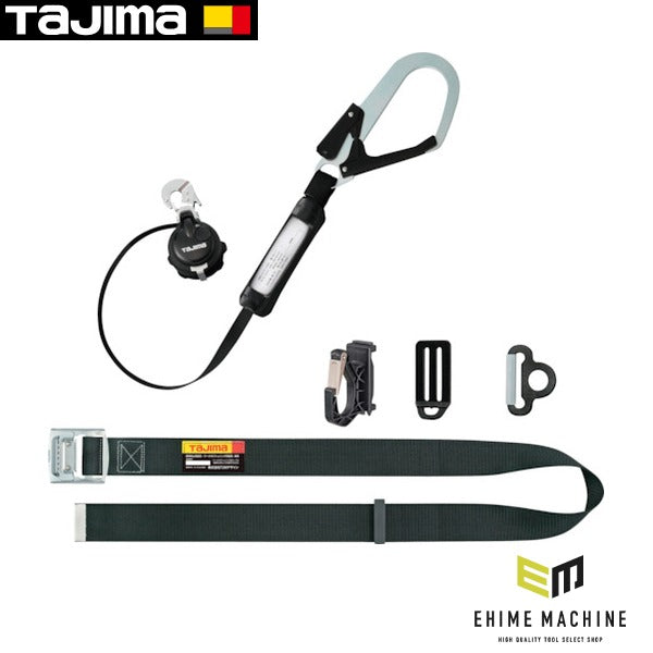タジマ 胴ベルト用 VR150 L1 スチールベルトLセット (B1SLVR-L1BK)(4975364266873) TAJIMA TJMデザイン