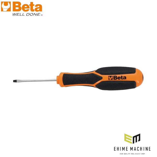 日本正規品 ベータ マイナスドライバー 刃幅2.5mm×軸長50mm モルフォスグリップ (1221 2.5X50)(8054809671260) Beta