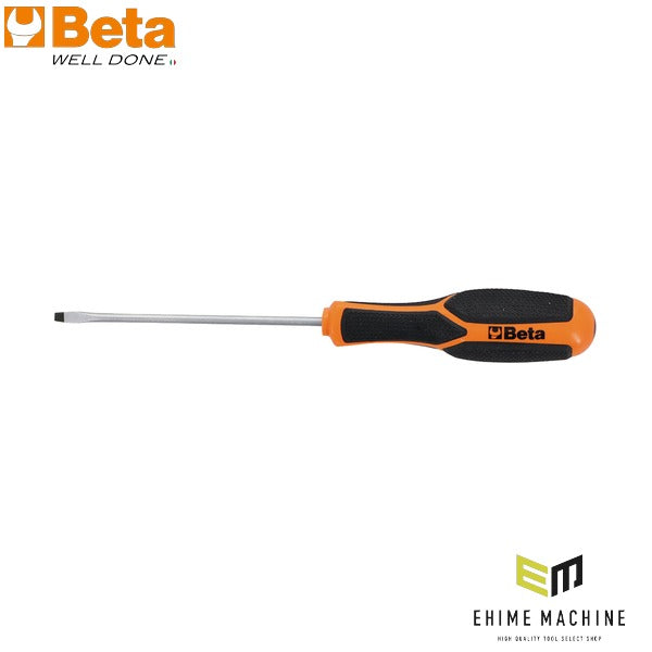 日本正規品 ベータ マイナスドライバー 刃幅3.5mm×軸長100mm モルフォスグリップ (1221 3.5X100)(8054809671413) Beta