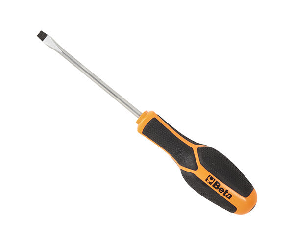 日本正規品 ベータ マイナスドライバー 刃幅5.5mm×軸長100mm モルフォスグリップ (1221 5.5X100)(8054809671536) Beta
