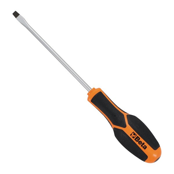 日本正規品 ベータ マイナスドライバー 刃幅5.5mm×軸長125mm モルフォスグリップ (1221 5.5X125)(8054809845456) Beta