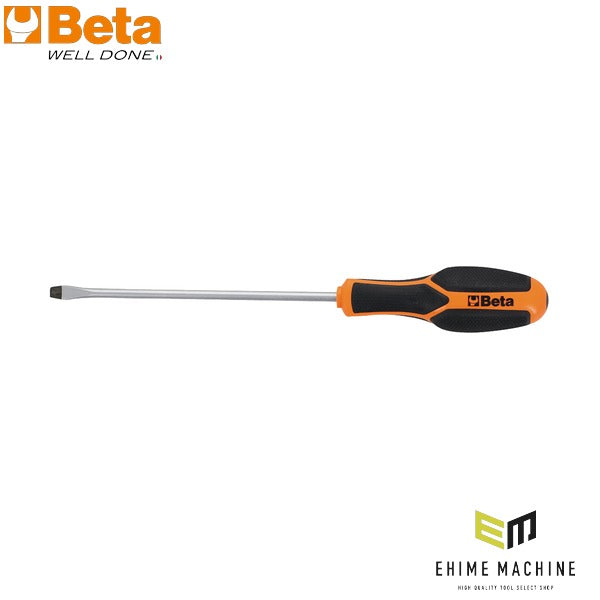 日本正規品 ベータ マイナスドライバー 刃幅5.5mm×軸長150mm モルフォスグリップ (1221 5.5X150)(8054809671567) Beta