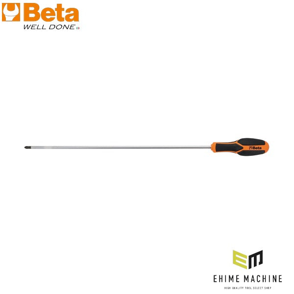 日本正規品 ベータ ロングドライバー プラス PH2 軸径6mm×軸長400mm モルフォスグリップ (1222L 6X400)(8054809672199) Beta