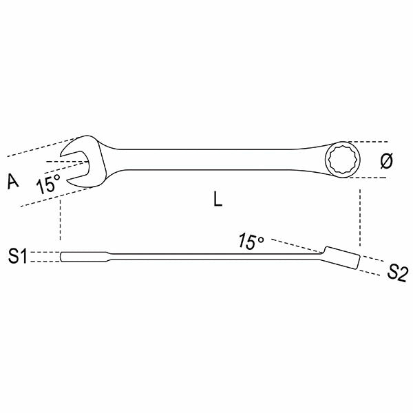 日本正規品 ベータ ロングコンビネーションレンチ 11mm (ミラー仕上) (42LMP 11)(8014230158563) Beta