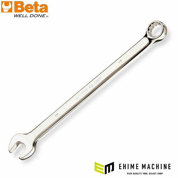 日本正規品 ベータ ロングコンビネーションレンチ 17mm (ミラー仕上) (42LMP 17)(8014230158624) Beta