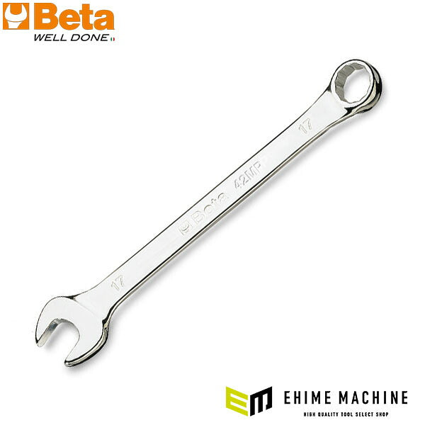 日本正規品 ベータ コンビネーションレンチ 17mm (ミラー仕上) (42MP 17)(8054809612263) Beta