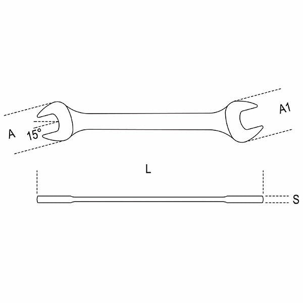 日本正規品 ベータ 両口スパナ 10x11mm (55 10X11)(8014230021669) Beta