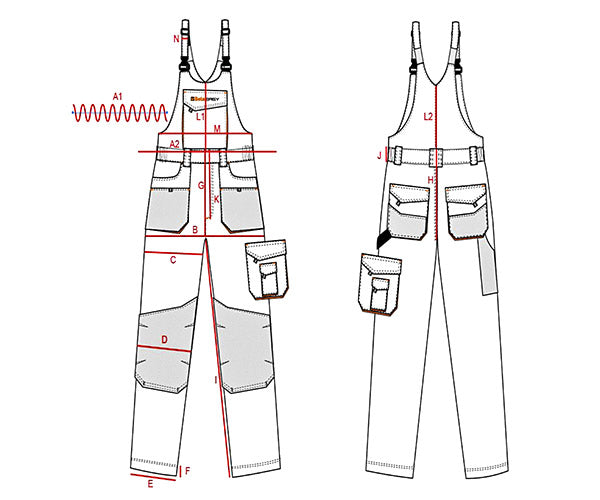 日本正規品 ベータ ワークサロペット XLサイズ (7863G XL)(8054809136721) Beta