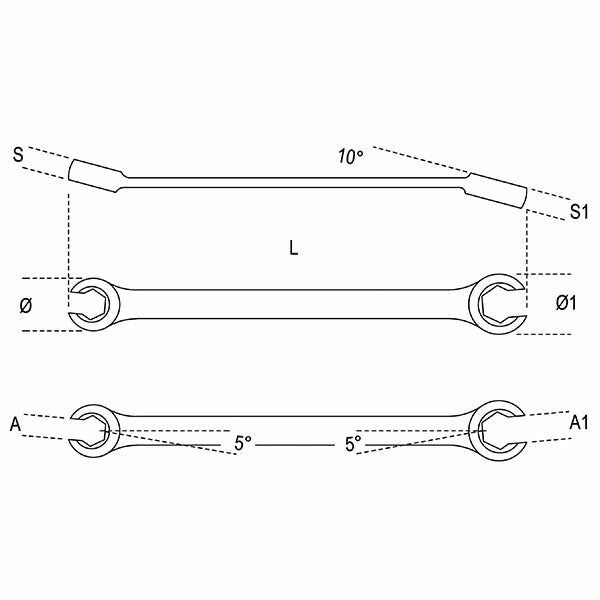 日本正規品 ベータ オープンリングスパナ 11x13mm (94 11X13)(8014230024585) Beta