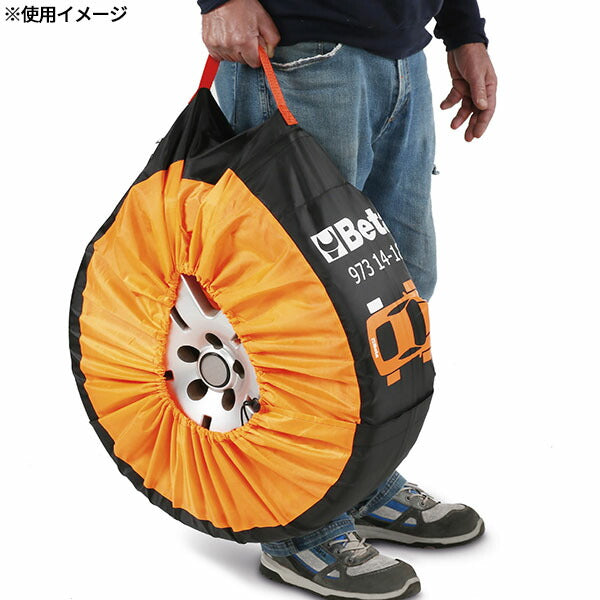 日本正規品 ベータ タイヤカバー 14-18インチ用 (4枚入) (973 14-18)(8054809126456) Beta