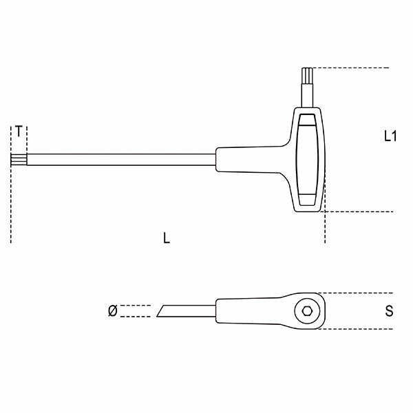 日本正規品 ベータ T型ハンドルトルクスレンチ T20 (97TTX 20)(8014230050171) Beta