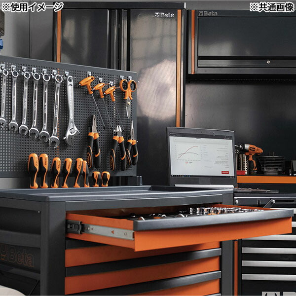 [メーカー直送業者便]【2月末まで初期導入キャンペーン特価】日本正規品 Beta ベータ ツールトロリー 5段 ORANGE (RSC24/5-O)(8054809187280) ツールキャビネット