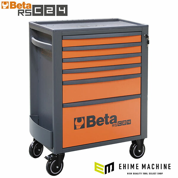 [メーカー直送業者便]  【2月末まで初期導入キャンペーン特価】日本正規品 Beta ベータ ツールトロリー 6段 ORANGE (RSC24/6-O)(8054809187358) ツールキャビネット