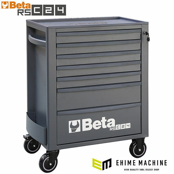 [メーカー直送業者便]  【2月末まで初期導入キャンペーン特価】日本正規品 Beta ベータ ツールトロリー 7段 DARKGRAY (RSC24/7-A)(8054809187464) ツールキャビネット