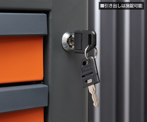 [メーカー直送業者便]  【2月末まで初期導入キャンペーン特価】日本正規品 Beta ベータ ツールトロリー 7段 ORANGE (4面) (RSC24/7-FO)(8054809187419) ツールキャビネット