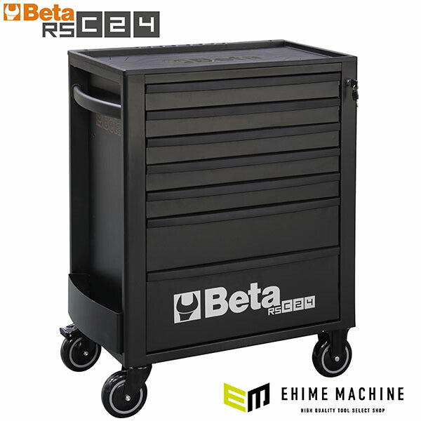 [メーカー直送業者便]  【2月末まで初期導入キャンペーン特価】日本正規品 Beta ベータ ツールトロリー 7段 BLACK (RSC24/7-N)(8054809187471) ツールキャビネット
