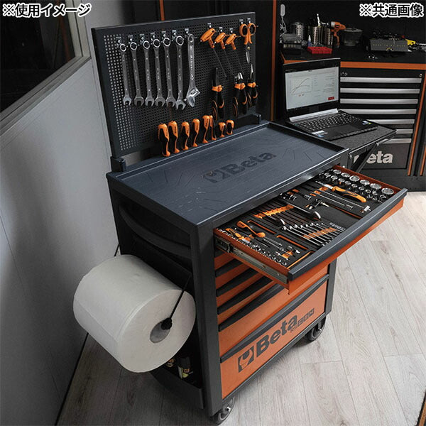 [メーカー直送業者便]日本正規品 Beta ベータ ツールトロリー 7段 ORANGE (RSC24/7-O)(8054809187426) ツールキャビネット
