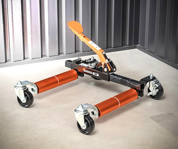 【厳選特価】日本正規品 バーコ カードリー ホイールドーリー カードーリー 機械式 ゴージャッキ 車輌用ジャッキ 耐荷重680kg 4輪スイベルキャスター メカニカルタイプ (BH1CD680JPNA) (7314150330379) BAHCO