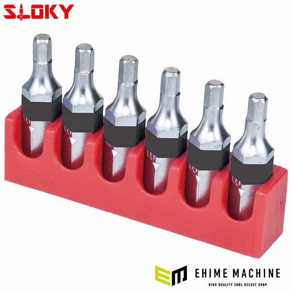 スローキー 6本組六角ショートビット 4.0mm (BIT25-H4.0)(4545301111148) SLOKY