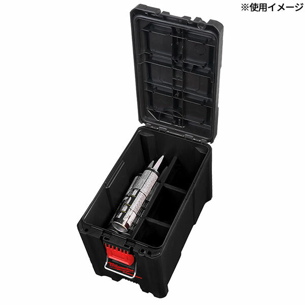 日本正規品 2025AW限定 ミルウォーキー PACKOUT コンパクトツールボックス ブラック (4932471723) Milwaukee パックアウト 工具箱 小物入れ