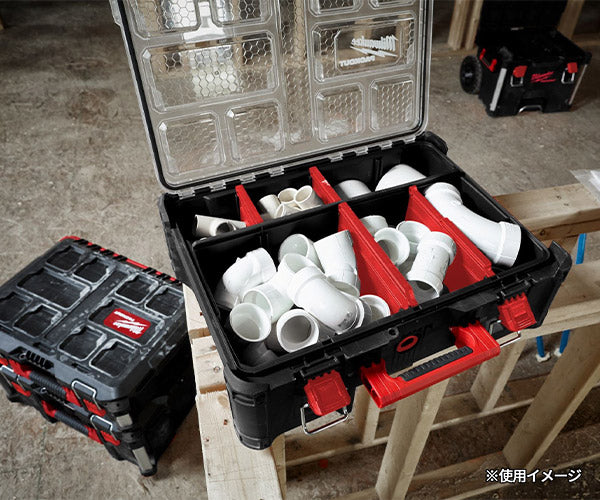 【ワケあり特価品】 (状態A) 日本正規品 ミルウォーキー PACKOUT ディープオーガナイザー ブラック (4932478625)(4573592057999) milwaukee