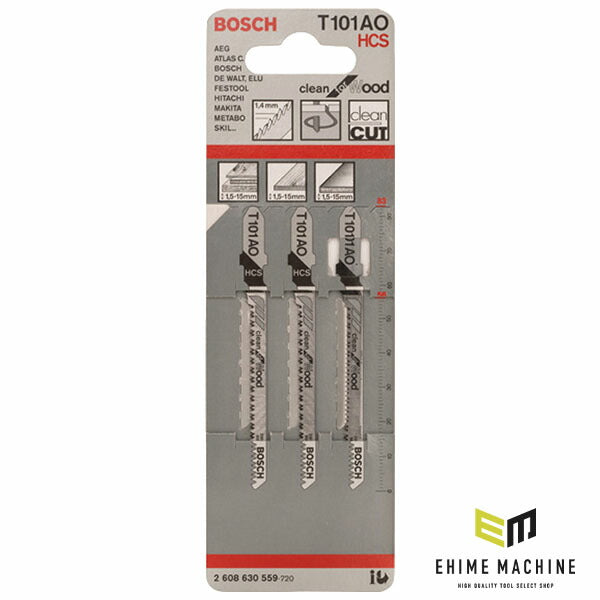 日本正規品 ボッシュ ジグソーブレード 3本入 T-101AO/3 (3165140006972) BOSCH
