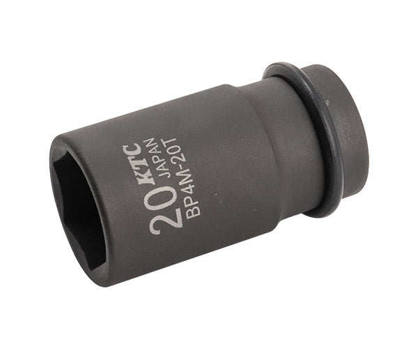 KTC BP4M-20TP サイズ20mm ピン・リング付 12.7sq.インパクトレンチ用薄肉セミディープソケット