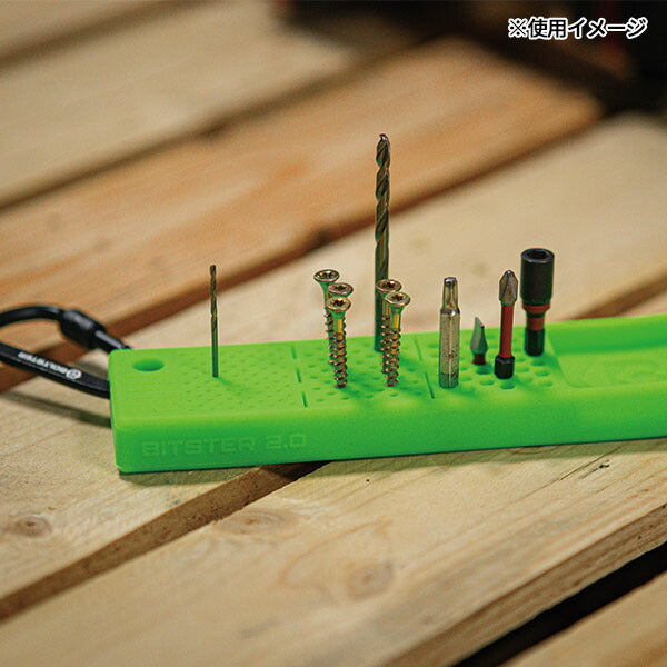 【11月の特価品】日本正規品 ボルトスター ビットオーガナイザーカラビナ付 2.0 グリーン BTS-100004G (0860013026721) BOLTSTER
