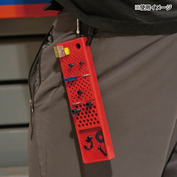 【11月の特価品】日本正規品 ボルトスター ビットオーガナイザーカラビナ付 2.0 レッド BTS-100004R (0860013026714) BOLTSTER