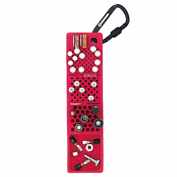 【11月の特価品】日本正規品 ボルトスター ビットオーガナイザーカラビナ付 2.0 レッド BTS-100004R (0860013026714) BOLTSTER